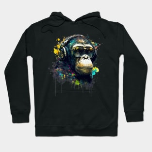 Graffiti DJ Chimp Hoodie